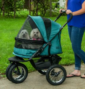 Pet Gear No Zip Double Pet Stroller