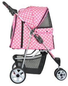 VIVO three wheel pet stroller