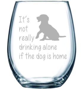 wine glass for dog lovers