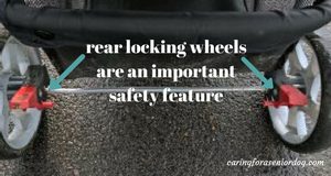 rear locking wheels are an important safety feature