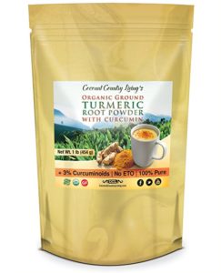 organic turmeric root powder to treat dementia in a dog