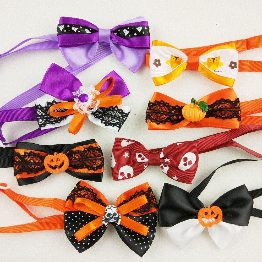 Hixixi-multi-pack-Halloween-bow-ties | Caring for a Senior Dog