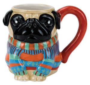 Boston Warehouse pug mug